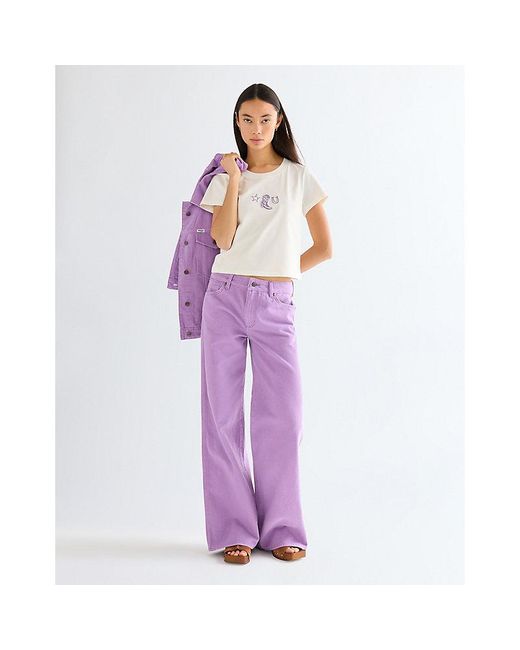 Wrangler Purple Slim Baby Tee