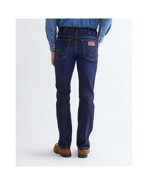 Wrangler Blue Texas Straight High Stretch Jean Size 28 X32 for men