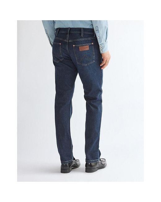 Wrangler Blue Greensboro Straight Toughlite Low Stretch Jean Size 29 X32 for men