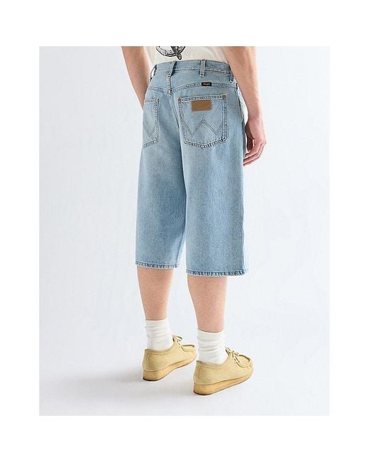 Wrangler Blue Toughlite Oversized Jort for men