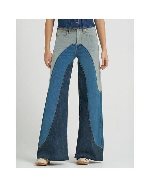 Wrangler Gray Lainey Wilson X Groovy Wide Leg Jean