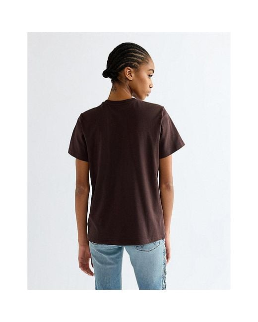 Wrangler Brown Slim Sign Off Tee