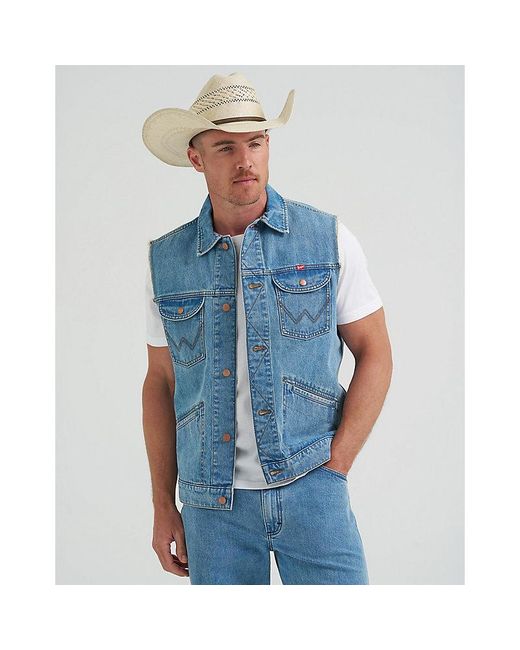 Wrangler Blue X Coors Vest for men