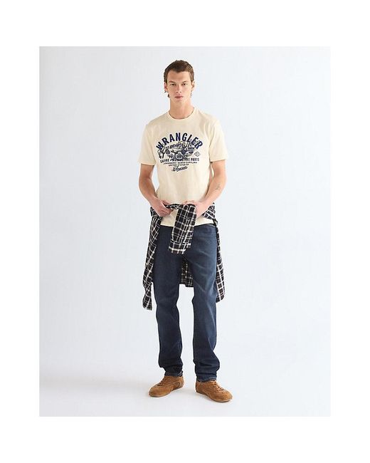 Wrangler Natural Regular Americana Tee for men