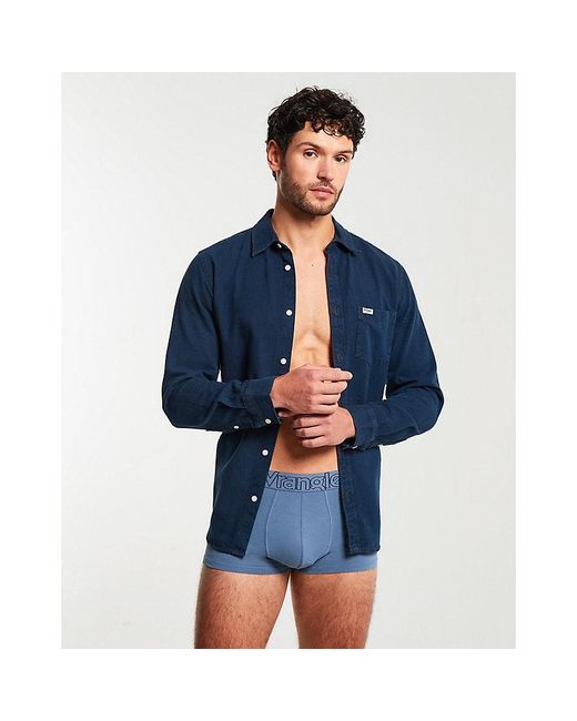 Wrangler Blue 3-Pack Trunks, & Mix for men