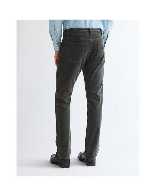 Wrangler Blue Greensboro Corduroy Straight Trousers Size 30 X30 for men