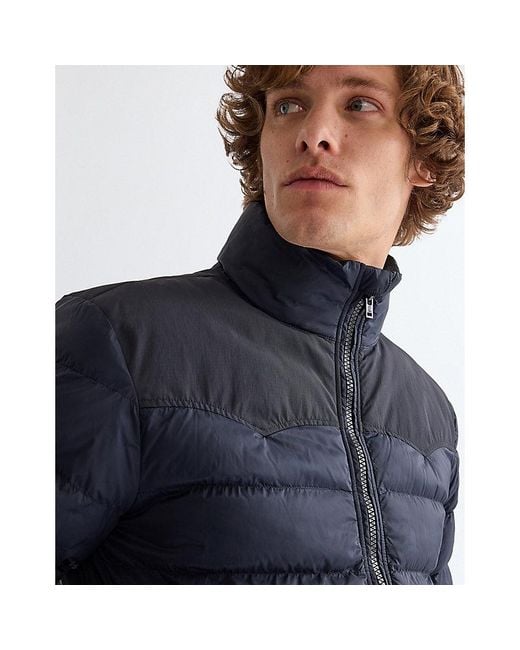 Wrangler Blue Regular Packable Puffer Jacket for men
