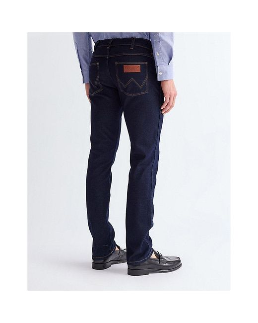 Wrangler Blue Greensboro Straight Low Stretch Jean Size 29 X32 for men