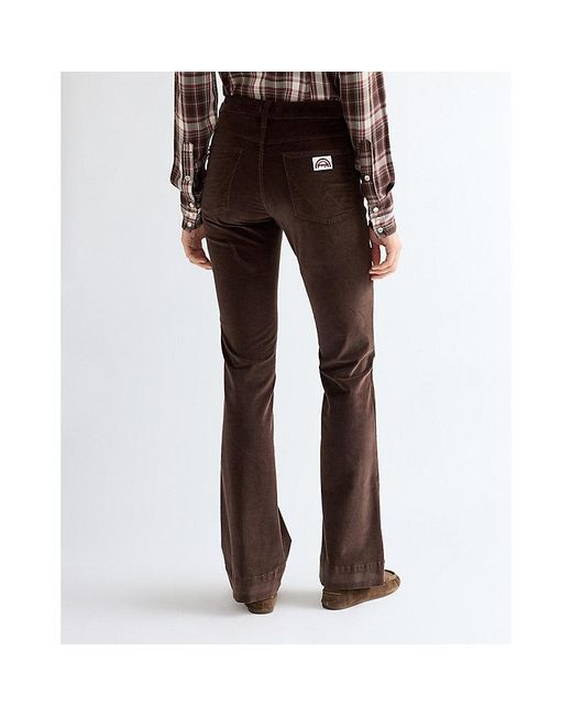 Wrangler Brown Flare Trousers Size 24 X30