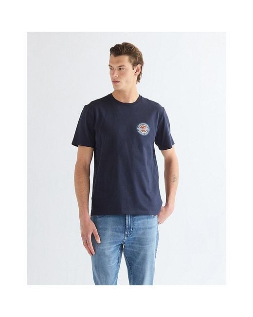Wrangler Blue Regular Small Americana Tee for men
