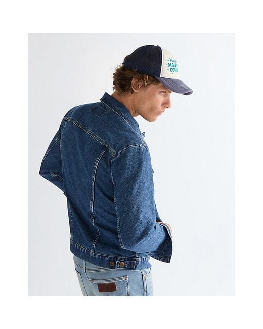 Wrangler Blue Soft Trucker Cap for men