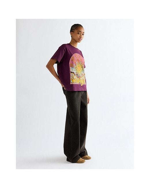 Wrangler Purple Relaxed Girlfriend Tee