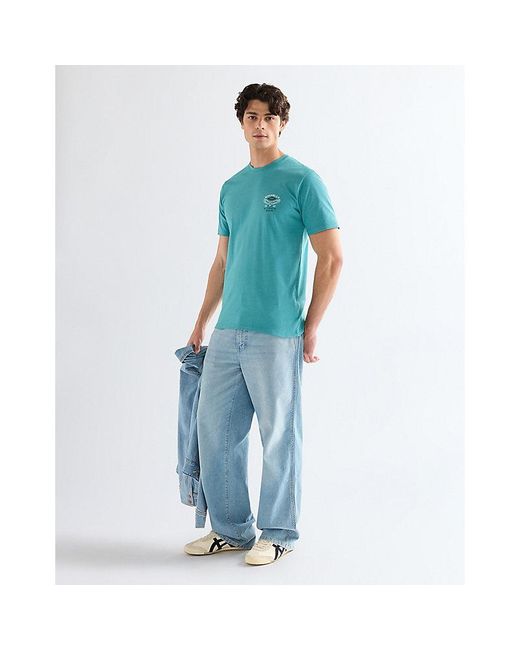 Wrangler Blue Regular Small Americana Tee for men