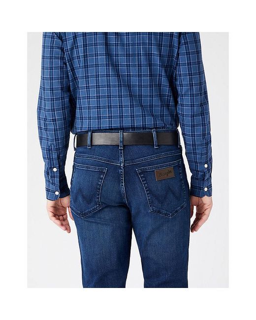 Wrangler Structured Belt Größe in Blue für Herren