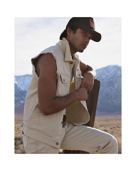 Wrangler Brown X Coors Vest for men