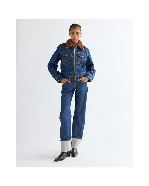 Wrangler Blue Super Low Rise Cowboy Jean Size 25 X32