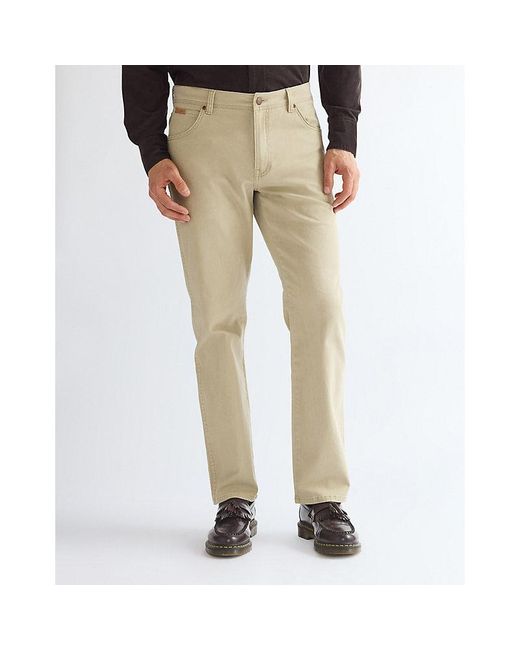 Wrangler Natural Texas Straight Trousers Size 30 X32 for men