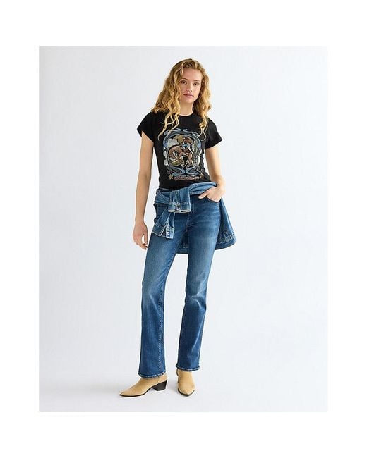 Wrangler Black Slim Shrunken Band Tee