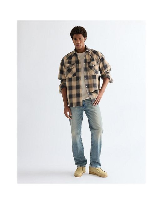 Wrangler Multicolor Oversized Western Shirt for men