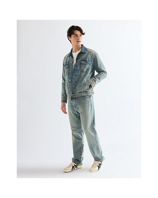 Wrangler Blue Anti Fit Relaxed Toughlite Jacket for men