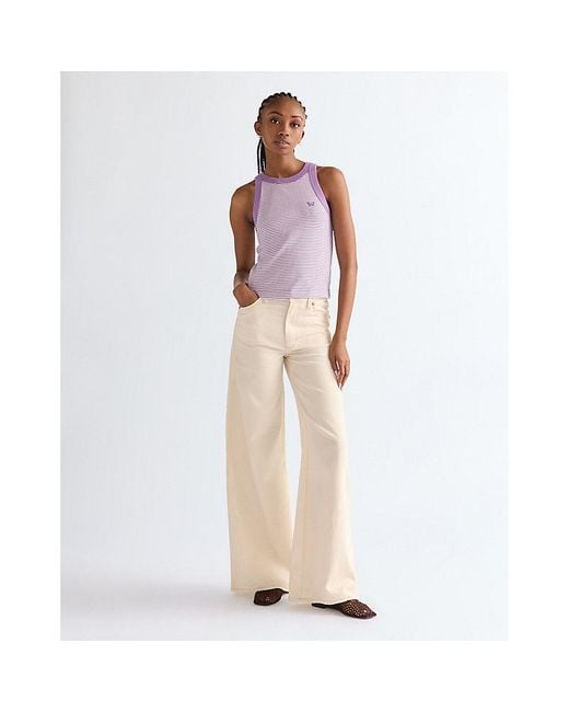Wrangler Purple Slim Ringer Tank