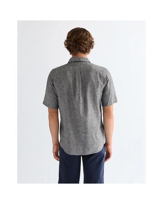 Wrangler Gray Regular Lightweight One Pocket Shirt for men