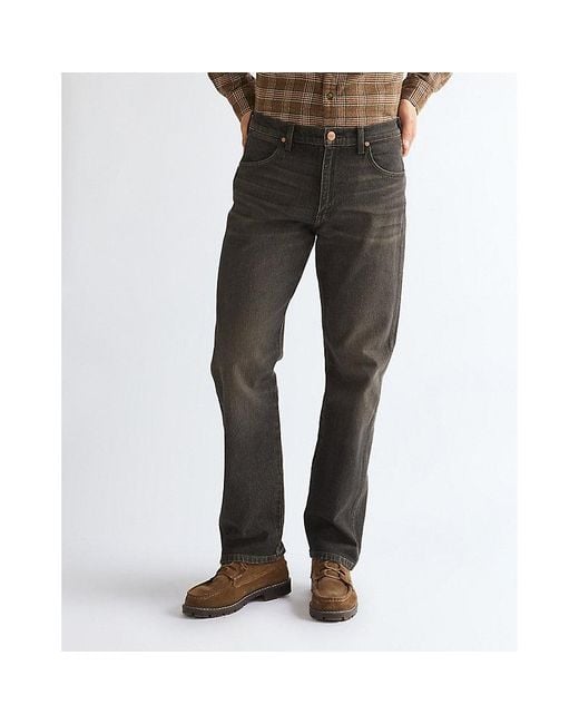 Wrangler Gray Frontier Relaxed Straight Low Stretch Jean Size 28 X32 for men