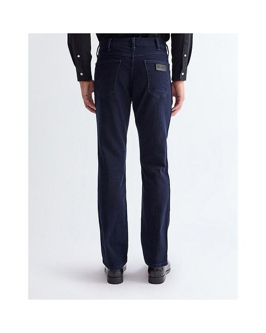 Wrangler Blue Greensboro Straight Medium Stretch Jean Size 32 X30 for men