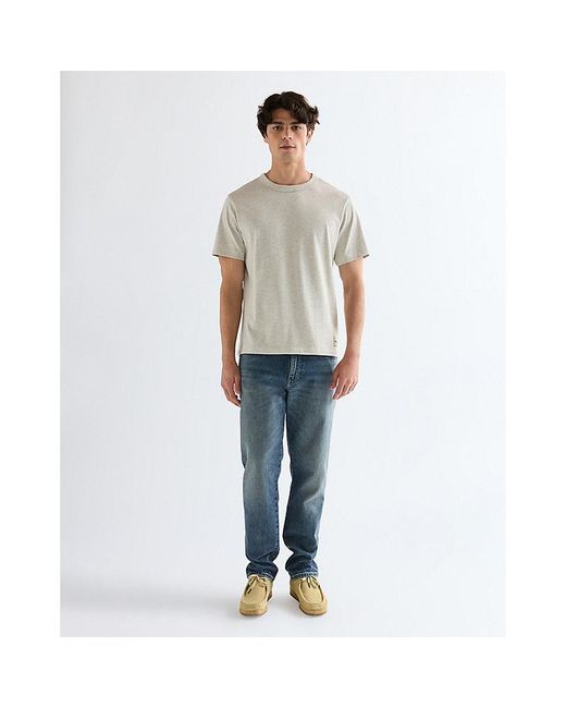 Wrangler Gray Relaxed Solid Tee for men