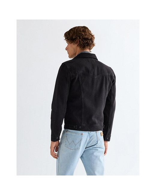 Wrangler Black Regular Classic Jacket for men