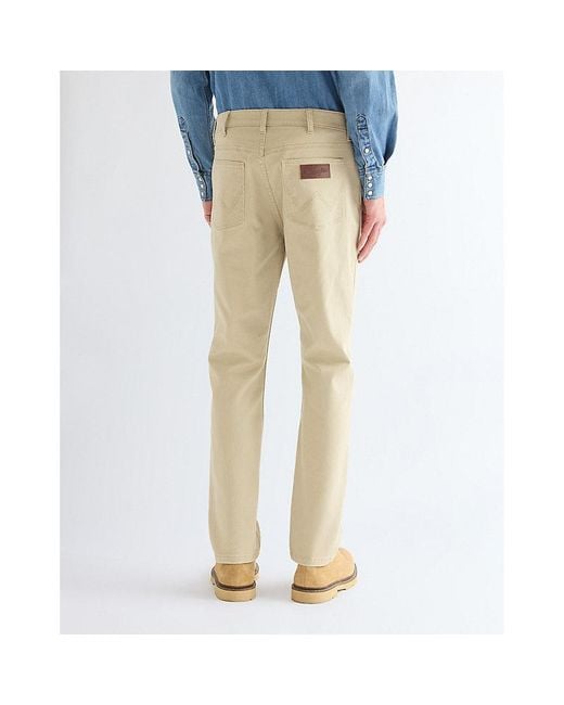 Wrangler Yellow Larston Slim Tapered Trousers Size 28 X32 for men