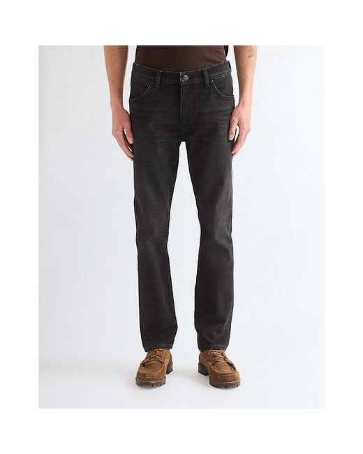Wrangler Black Larston Slim Tapered Low Stretch Jean Size 28 X32 for men