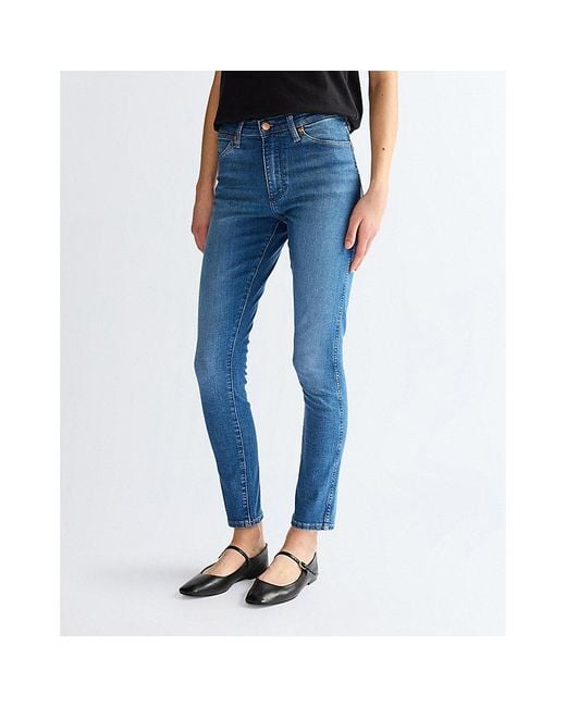 Wrangler Blue Sienna Skinny Jean Size 24 X32