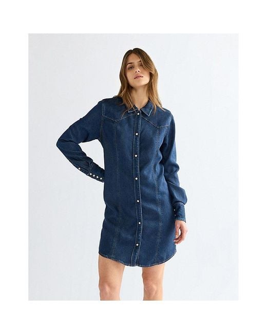 Wrangler Blue Slim Denim Dress