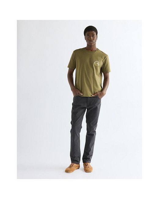 Wrangler Green Regular Small Graphic Tee for men