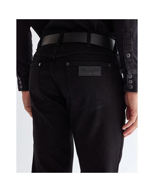 Wrangler Black Two-Sided Leather Belt for men