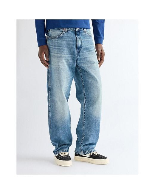 Wrangler Blue Loose Straight Jean Size 28 X32 for men