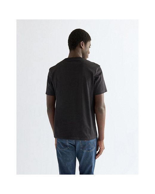 Wrangler Black Regular Americana Tee for men