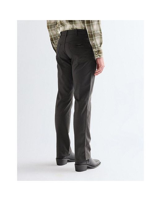 Wrangler Black Texas Straight Lightweight Trousers Size 30 X32 for men
