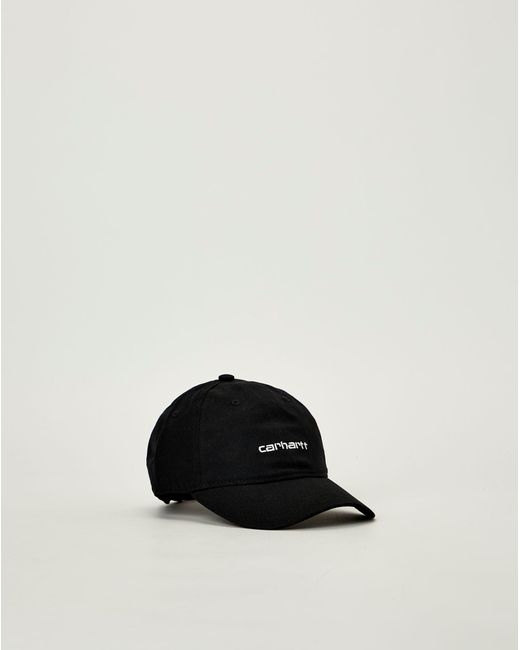 Carhartt WIP Canvas Script Cap in Black 