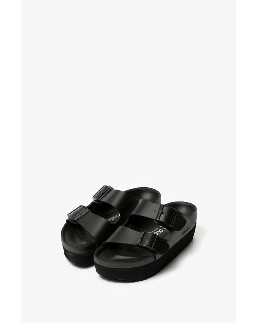 birkenstock women's arizona exquisite platform black