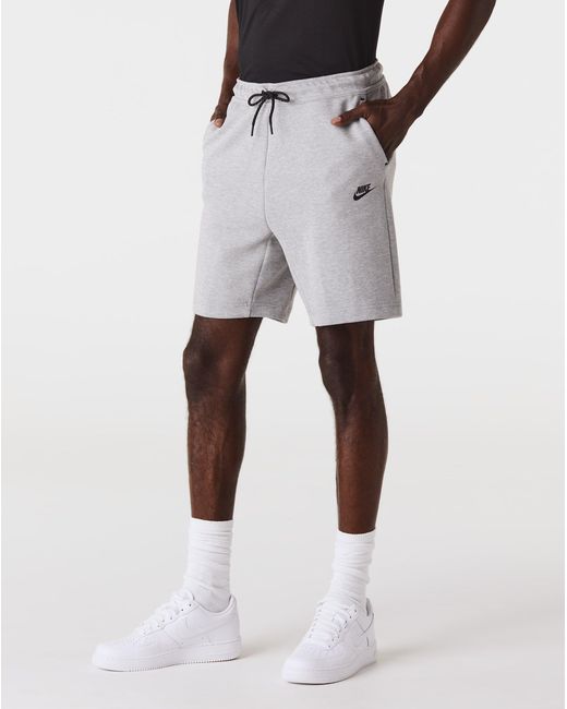 Nike Tech Fleece Shorts in Gray for Men Lyst
