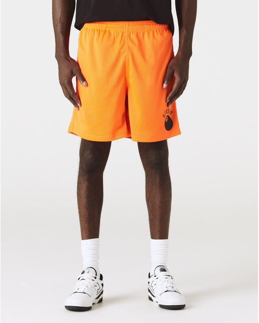 Stussy 8-ball Mesh Shorts in Orange for Men | Lyst