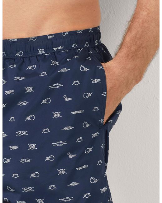 Costume boxer da uomo con elementi nautici Marina I di Yamamay in Blue da Uomo