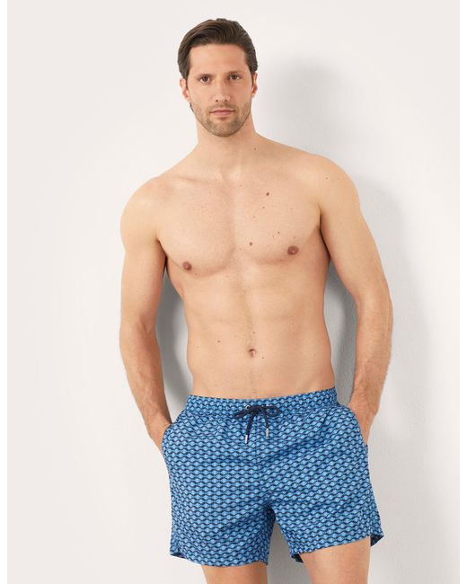 Costume boxer da uomo con pesci Marina I di Yamamay in Blue da Uomo