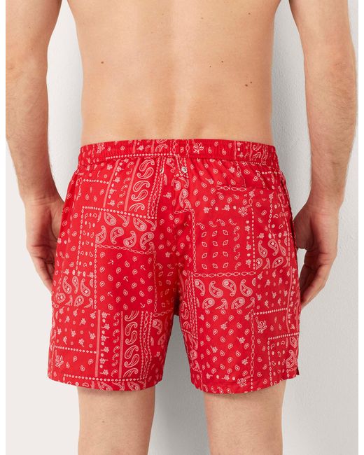 Costume boxer da uomo effetto cashmere Marina di Yamamay in Red da Uomo