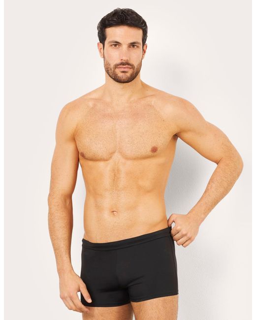 Boxer costume microfibra Passepartout di Yamamay in Black da Uomo