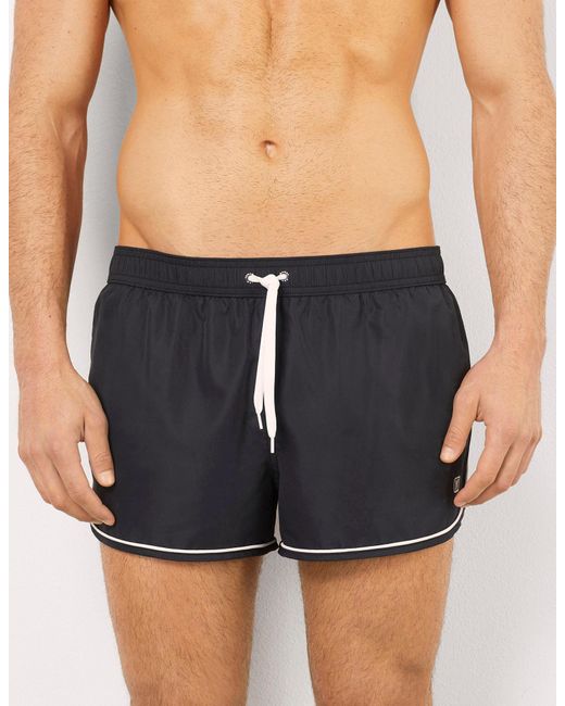 Costume boxer corto con fascette a contrasto Passepartout di Yamamay in Blue da Uomo