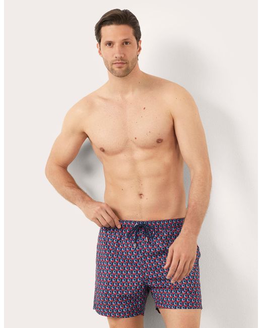 Costume boxer da uomo con pesci Marina I di Yamamay in Blue da Uomo