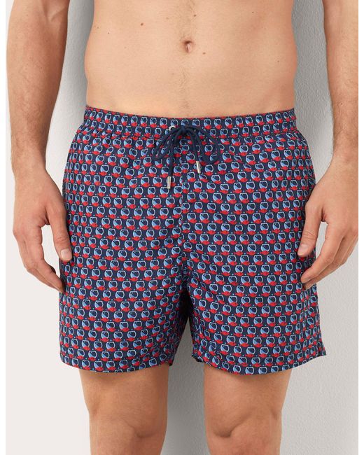 Costume boxer da uomo con pesci Marina I di Yamamay in Blue da Uomo